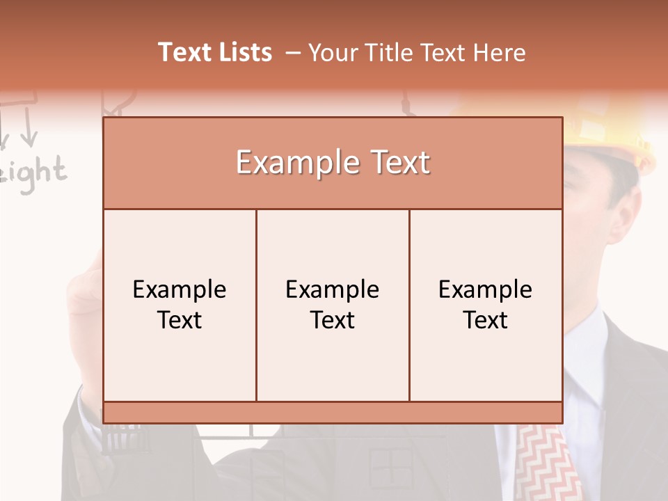 Builder Organization Equipment PowerPoint Template