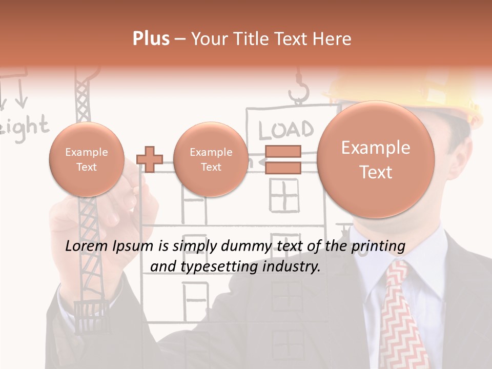 Builder Organization Equipment PowerPoint Template