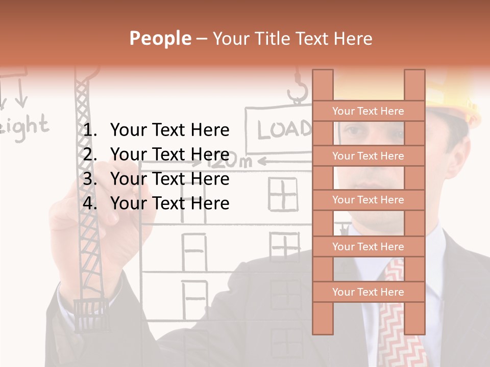 Builder Organization Equipment PowerPoint Template