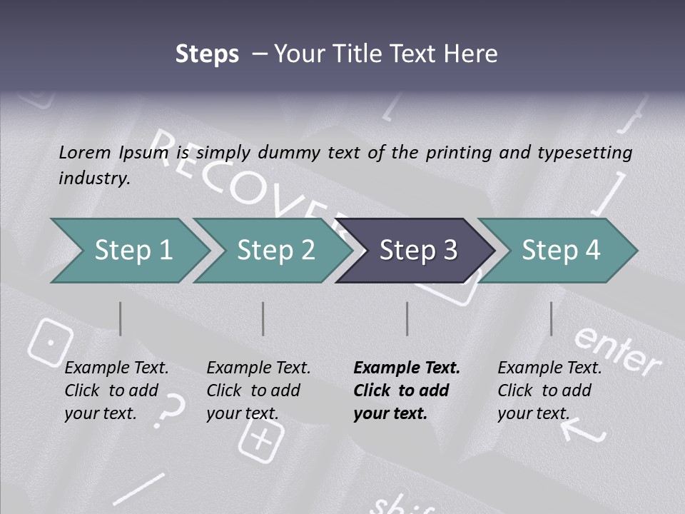 Communication Recession Business PowerPoint Template