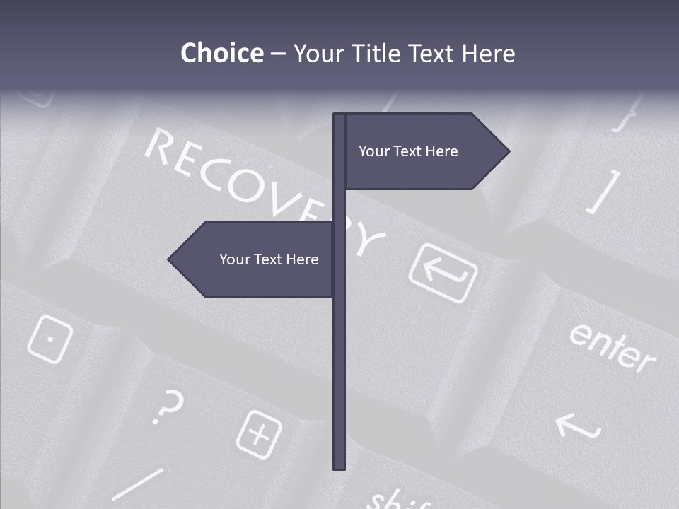 Communication Recession Business PowerPoint Template