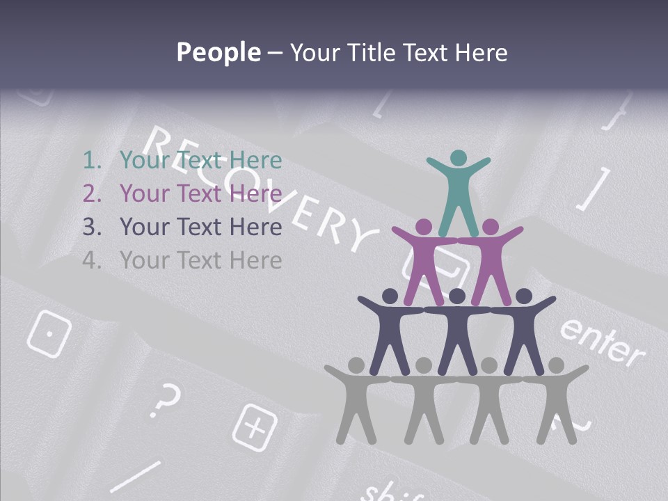 Communication Recession Business PowerPoint Template