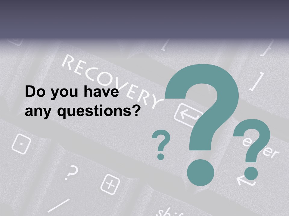 Communication Recession Business PowerPoint Template