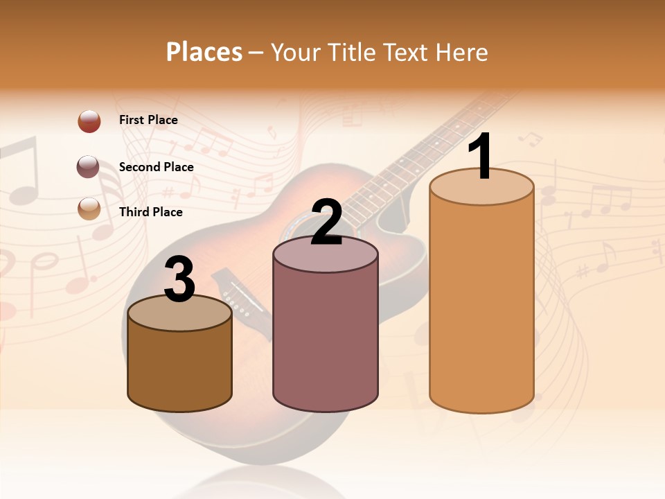 Fretboard Play Cutaway PowerPoint Template