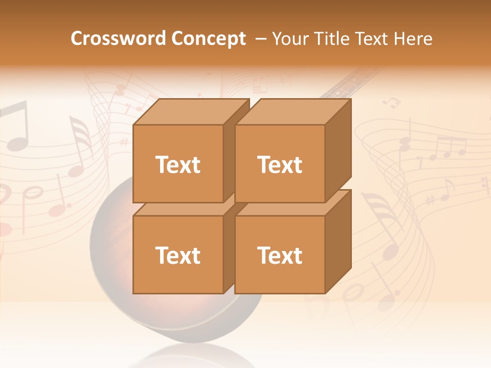Fretboard Play Cutaway PowerPoint Template