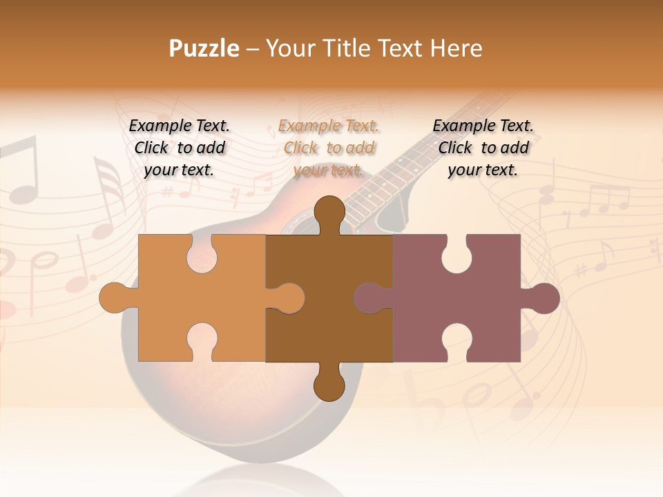 Fretboard Play Cutaway PowerPoint Template