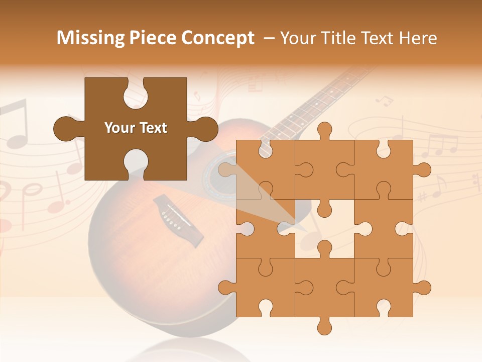 Fretboard Play Cutaway PowerPoint Template