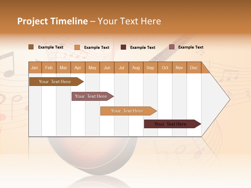 Fretboard Play Cutaway PowerPoint Template