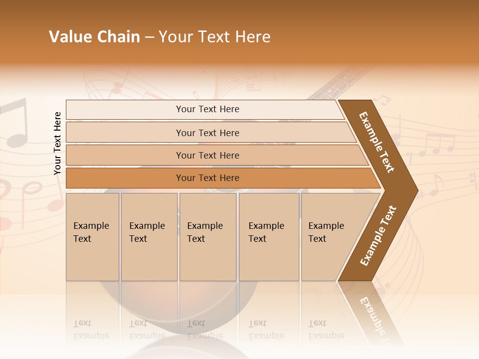Fretboard Play Cutaway PowerPoint Template