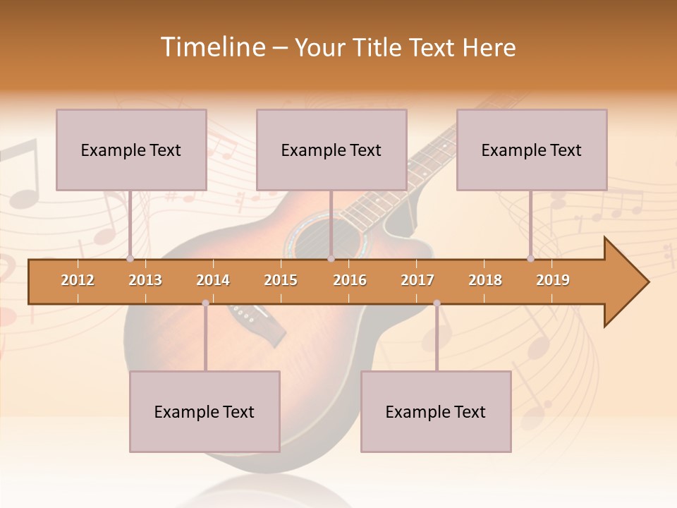 Fretboard Play Cutaway PowerPoint Template