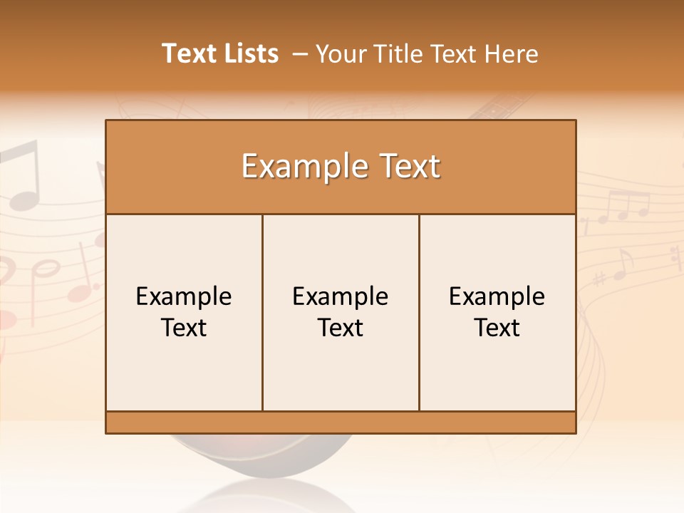 Fretboard Play Cutaway PowerPoint Template