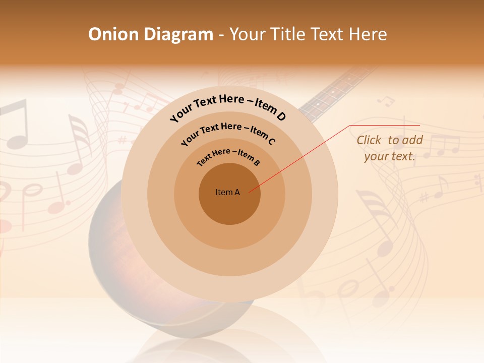 Fretboard Play Cutaway PowerPoint Template