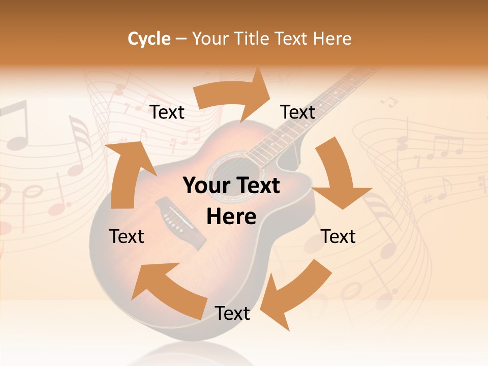 Fretboard Play Cutaway PowerPoint Template