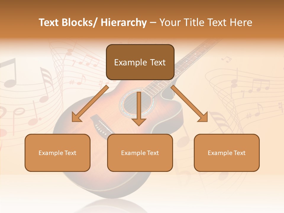 Fretboard Play Cutaway PowerPoint Template
