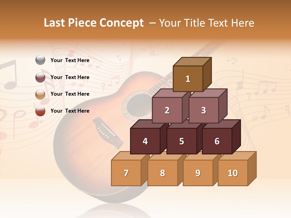 Fretboard Play Cutaway PowerPoint Template