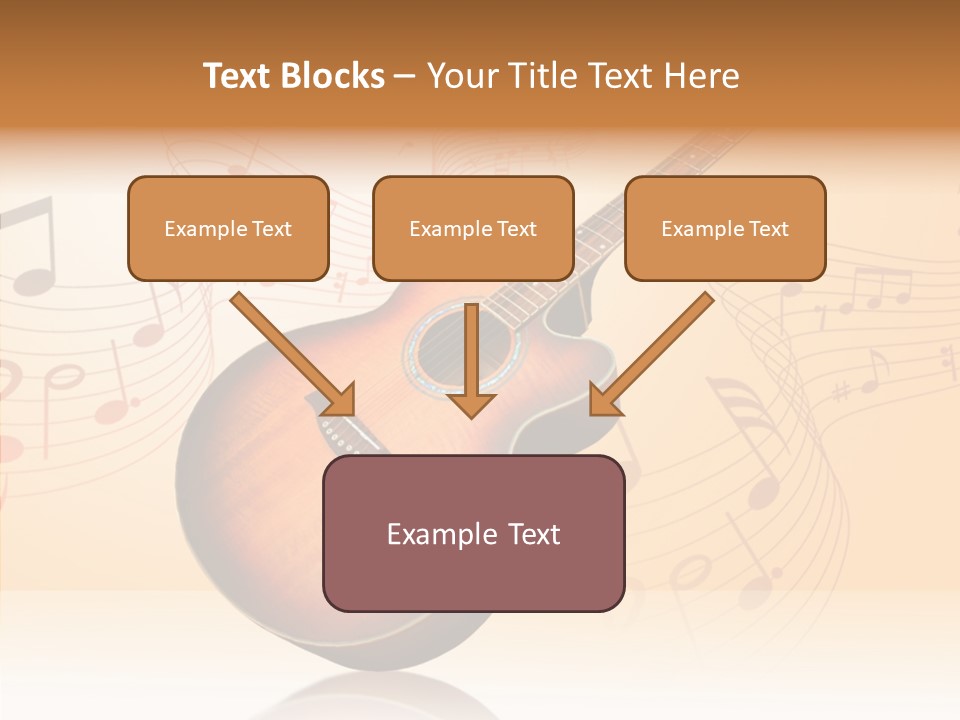 Fretboard Play Cutaway PowerPoint Template