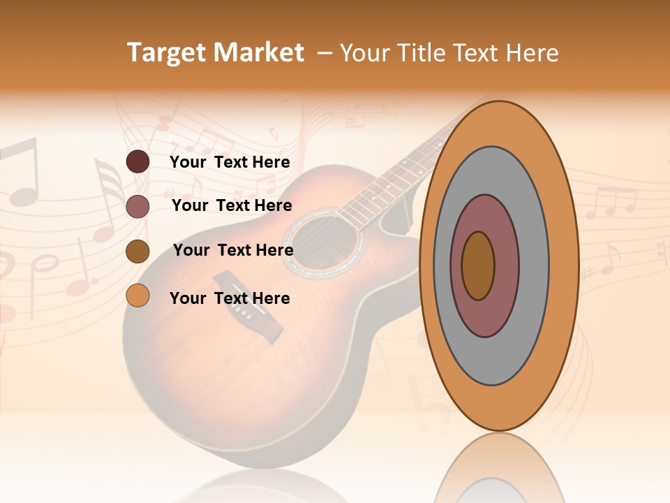 Fretboard Play Cutaway PowerPoint Template