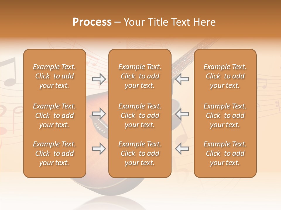 Fretboard Play Cutaway PowerPoint Template