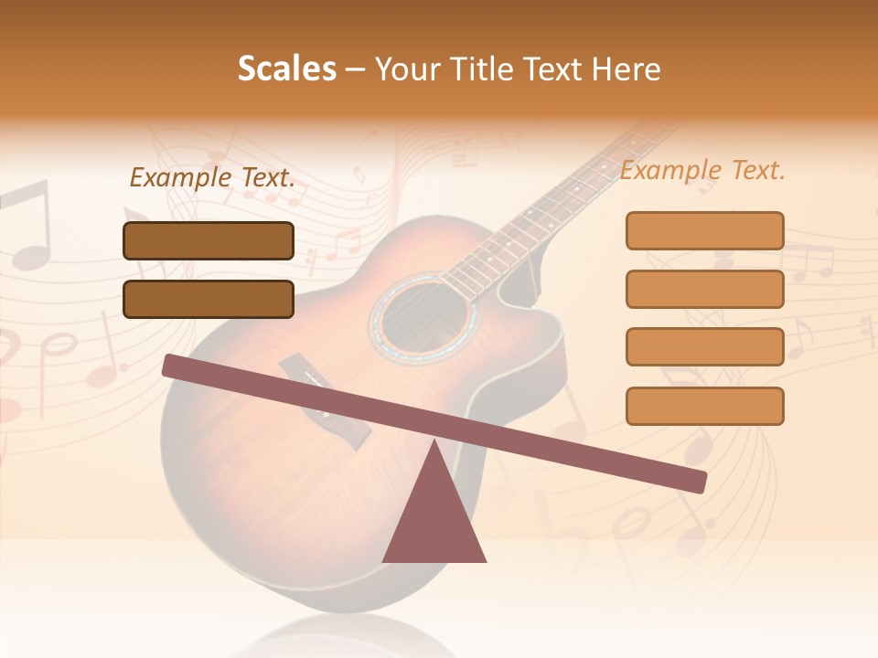Fretboard Play Cutaway PowerPoint Template