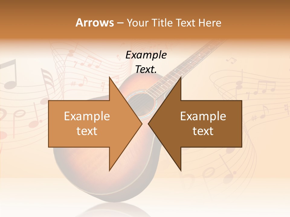 Fretboard Play Cutaway PowerPoint Template