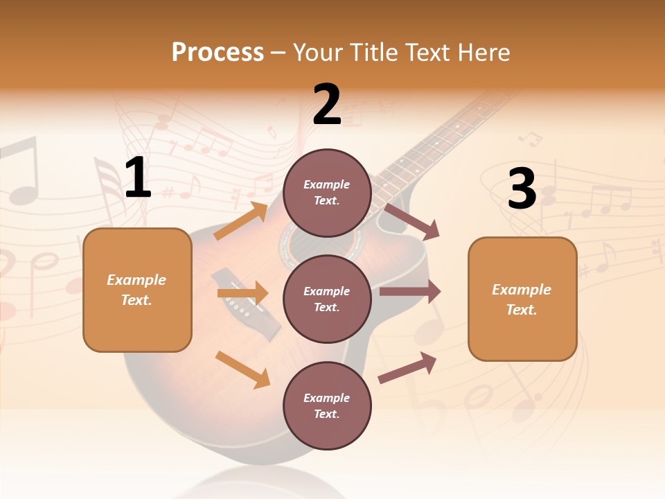 Fretboard Play Cutaway PowerPoint Template