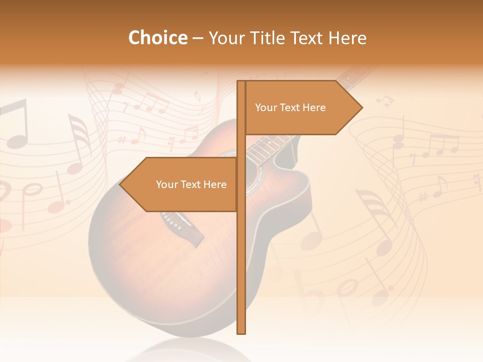 Fretboard Play Cutaway PowerPoint Template