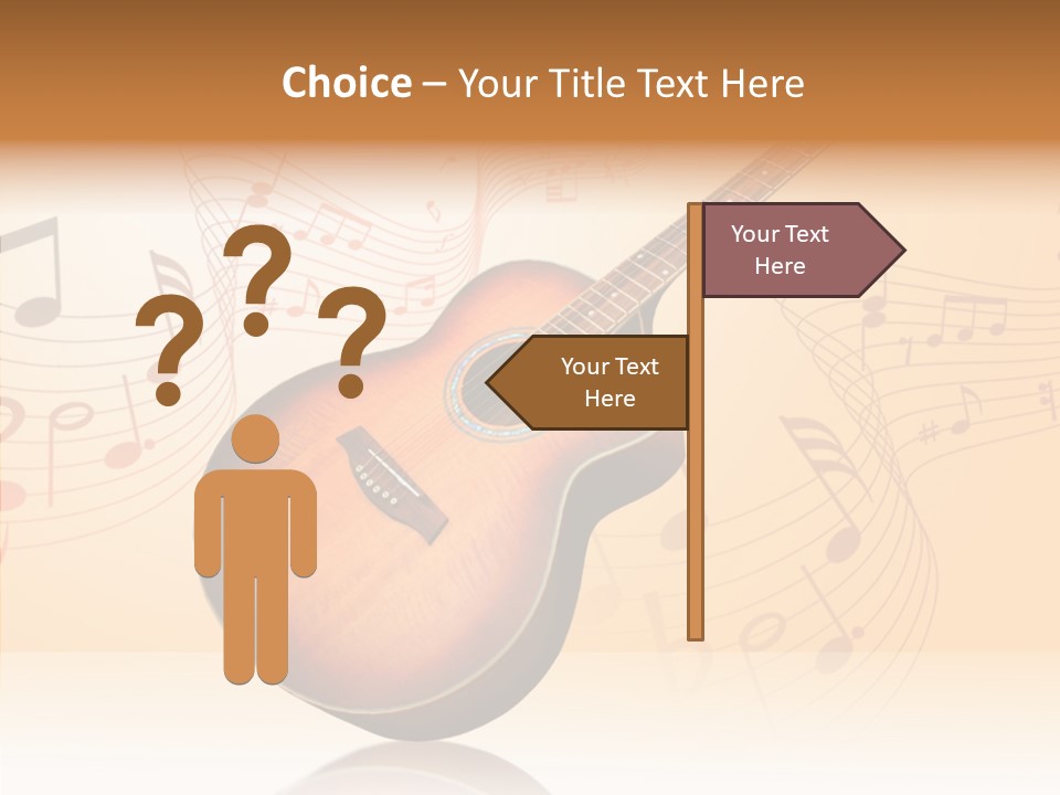 Fretboard Play Cutaway PowerPoint Template