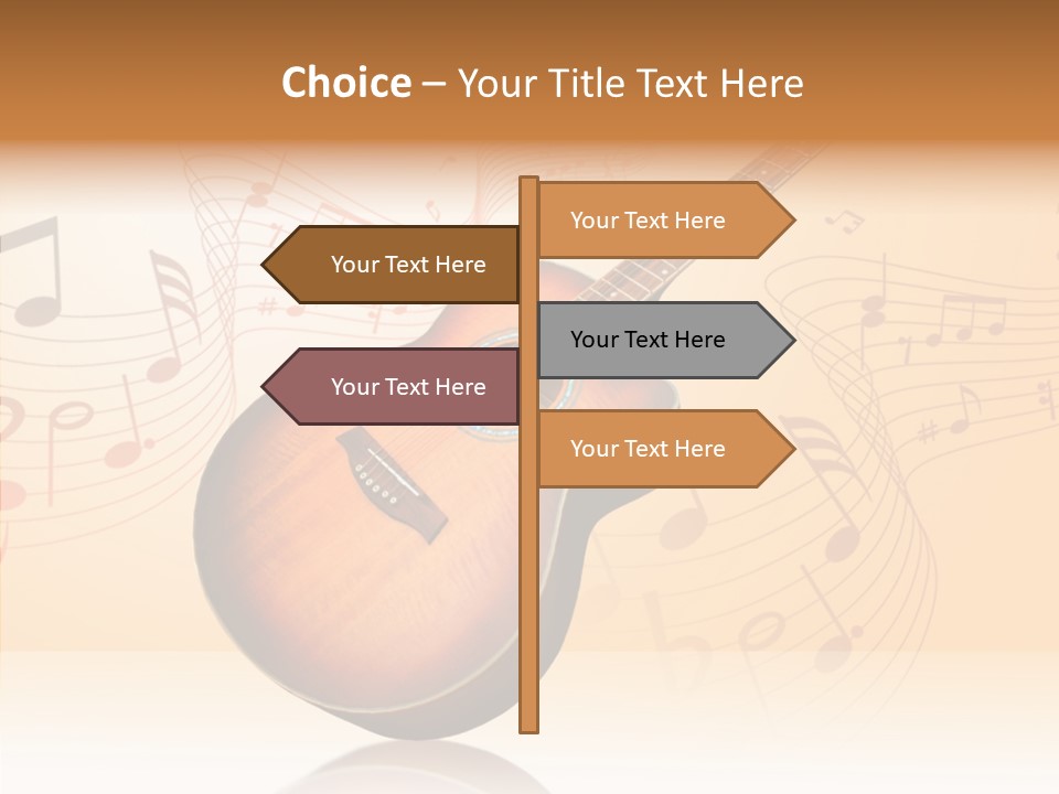 Fretboard Play Cutaway PowerPoint Template