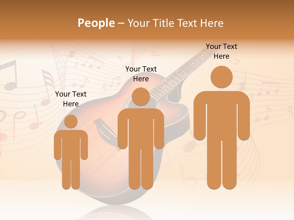 Fretboard Play Cutaway PowerPoint Template