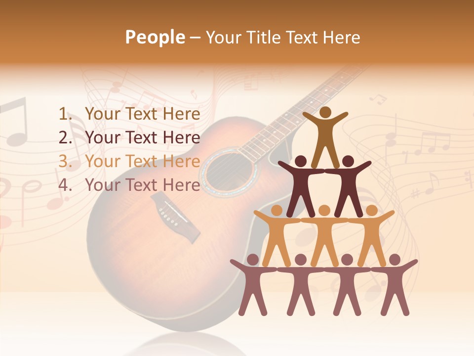 Fretboard Play Cutaway PowerPoint Template