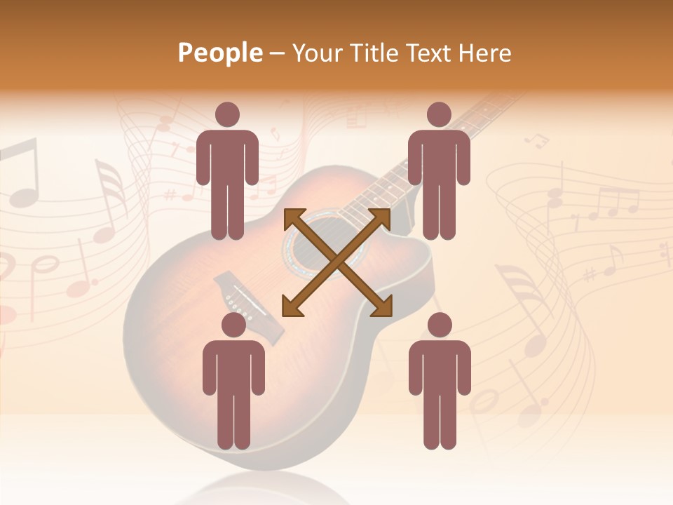 Fretboard Play Cutaway PowerPoint Template