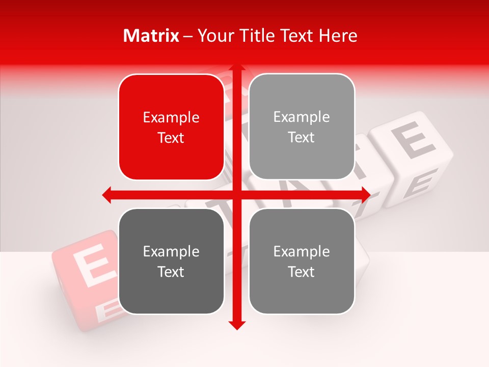 Red Housing Property PowerPoint Template