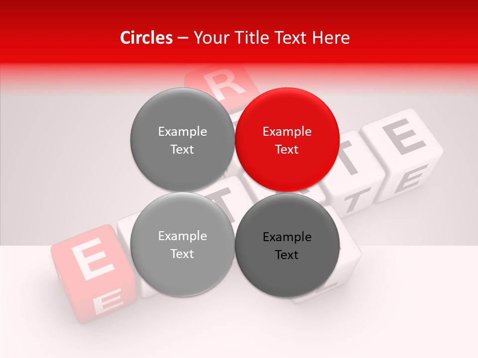 Red Housing Property PowerPoint Template