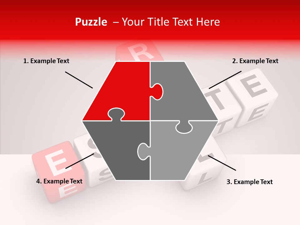 Red Housing Property PowerPoint Template