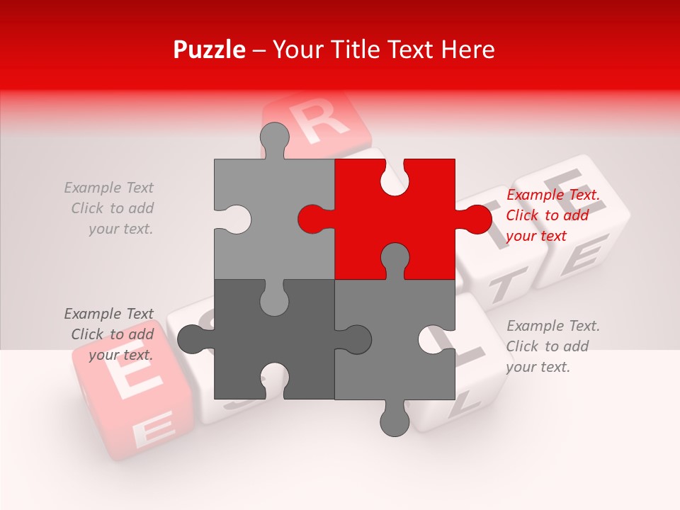 Red Housing Property PowerPoint Template