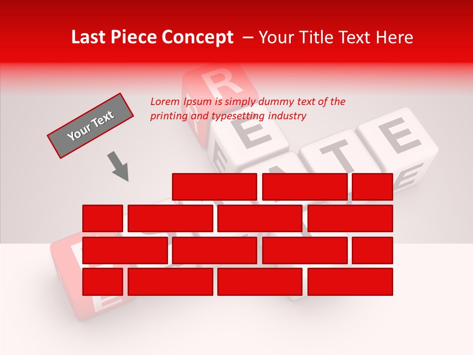 Red Housing Property PowerPoint Template