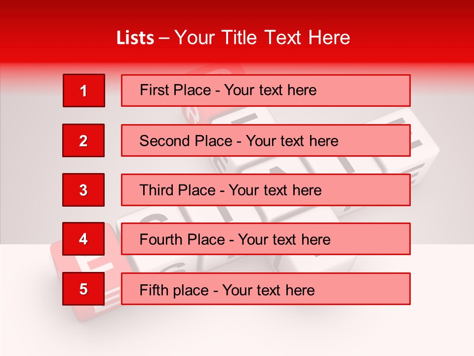 Red Housing Property PowerPoint Template