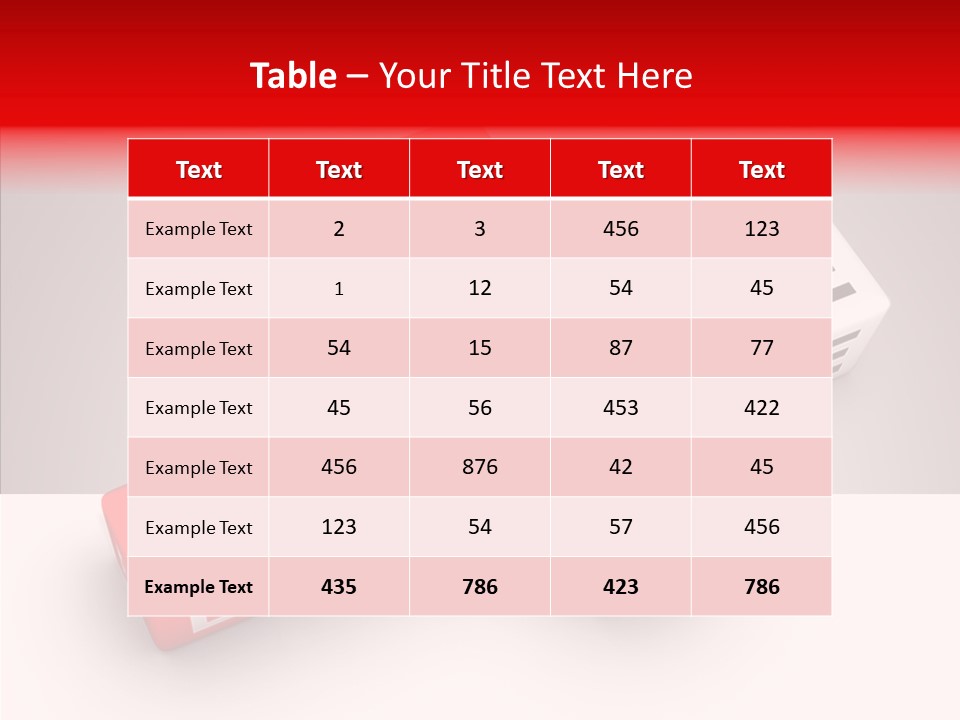 Red Housing Property PowerPoint Template