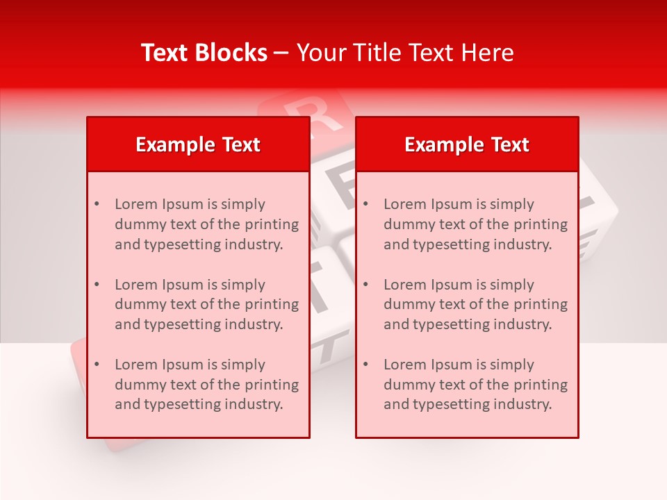 Red Housing Property PowerPoint Template