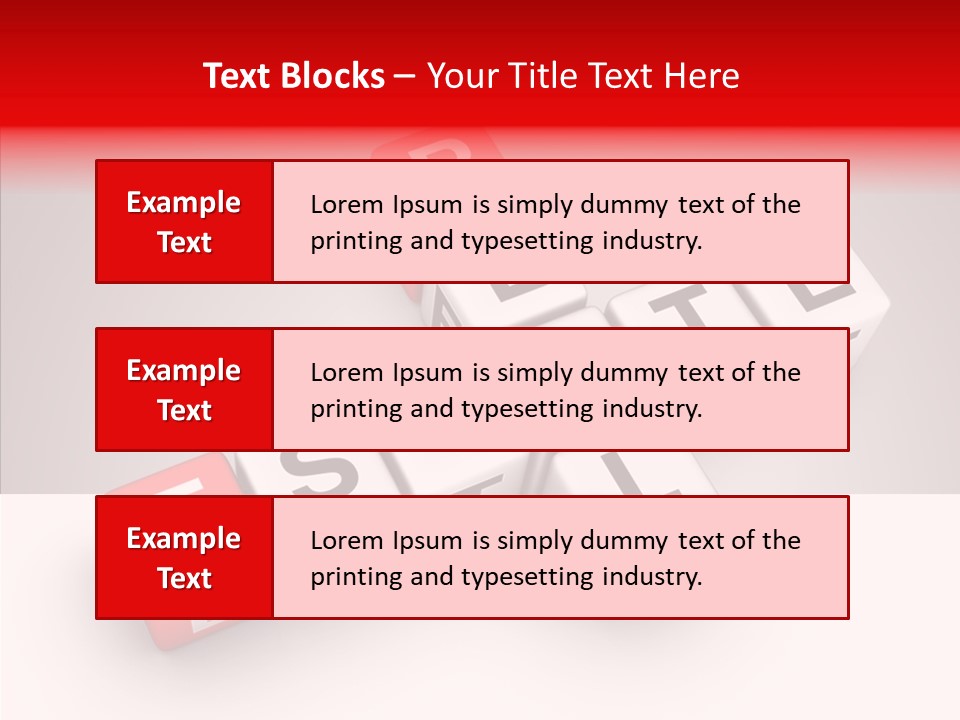 Red Housing Property PowerPoint Template