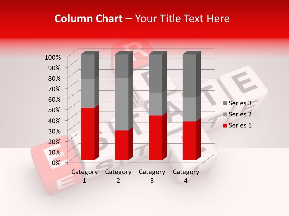 Red Housing Property PowerPoint Template