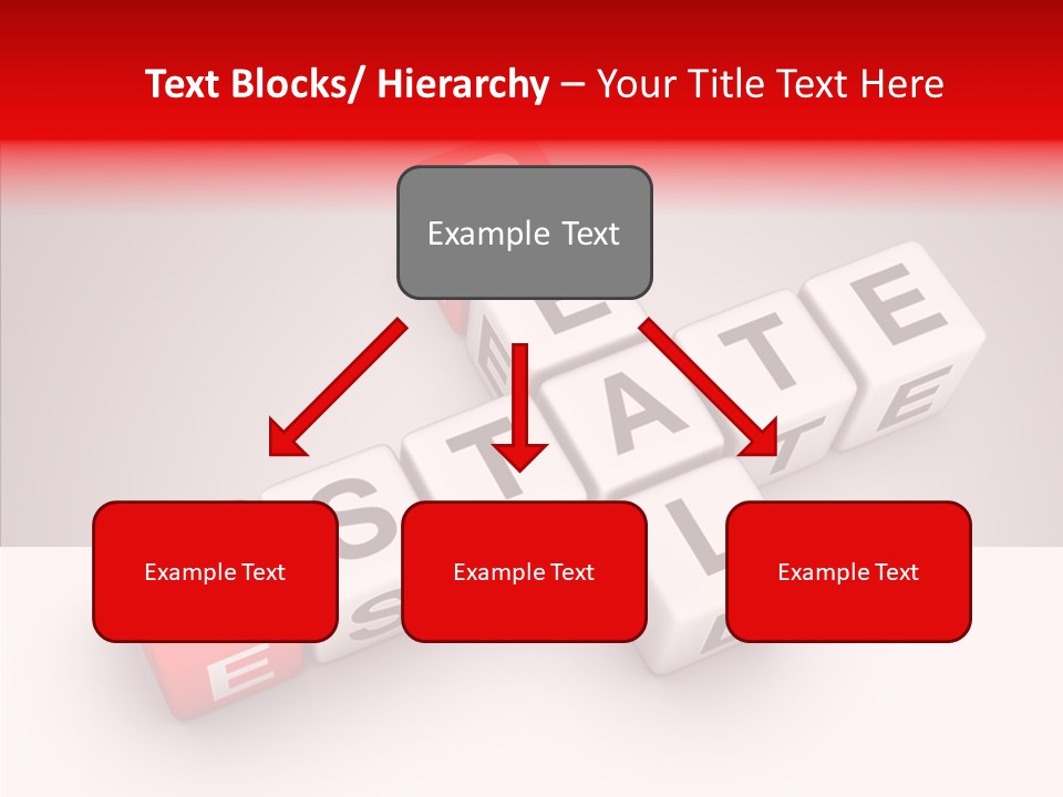 Red Housing Property PowerPoint Template