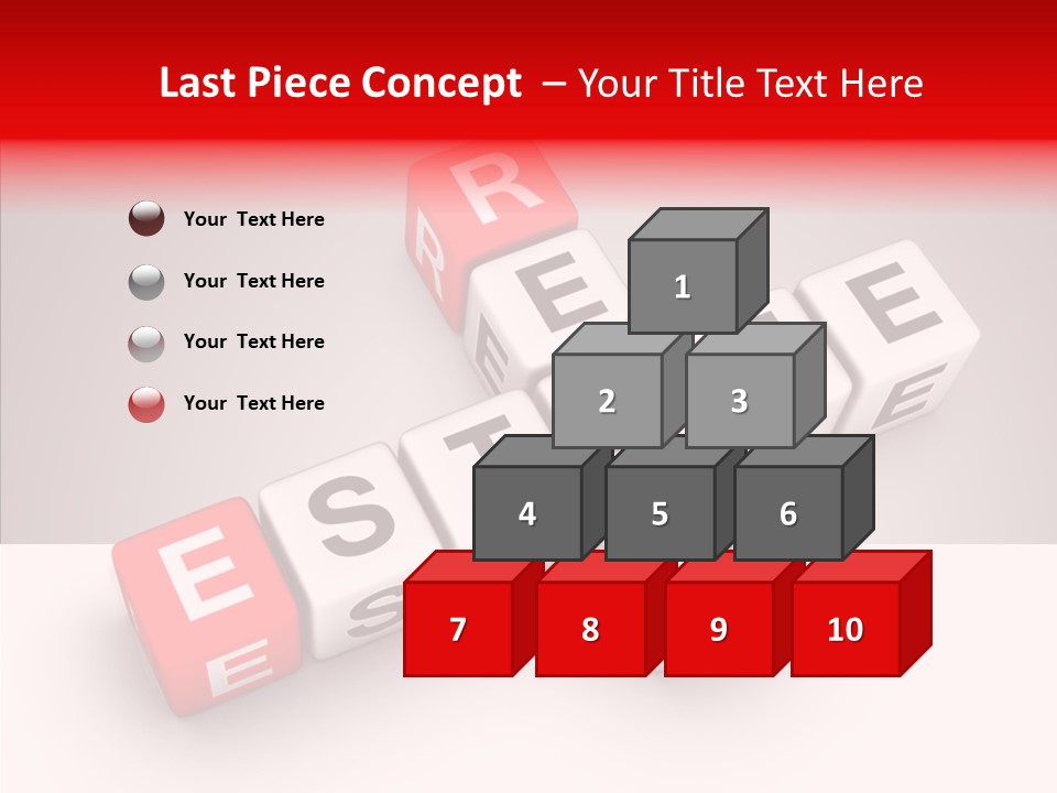 Red Housing Property PowerPoint Template