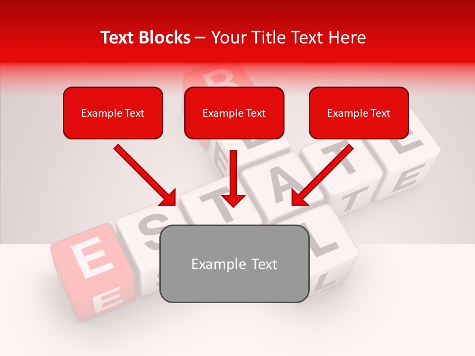 Red Housing Property PowerPoint Template