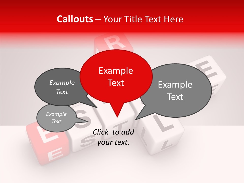 Red Housing Property PowerPoint Template