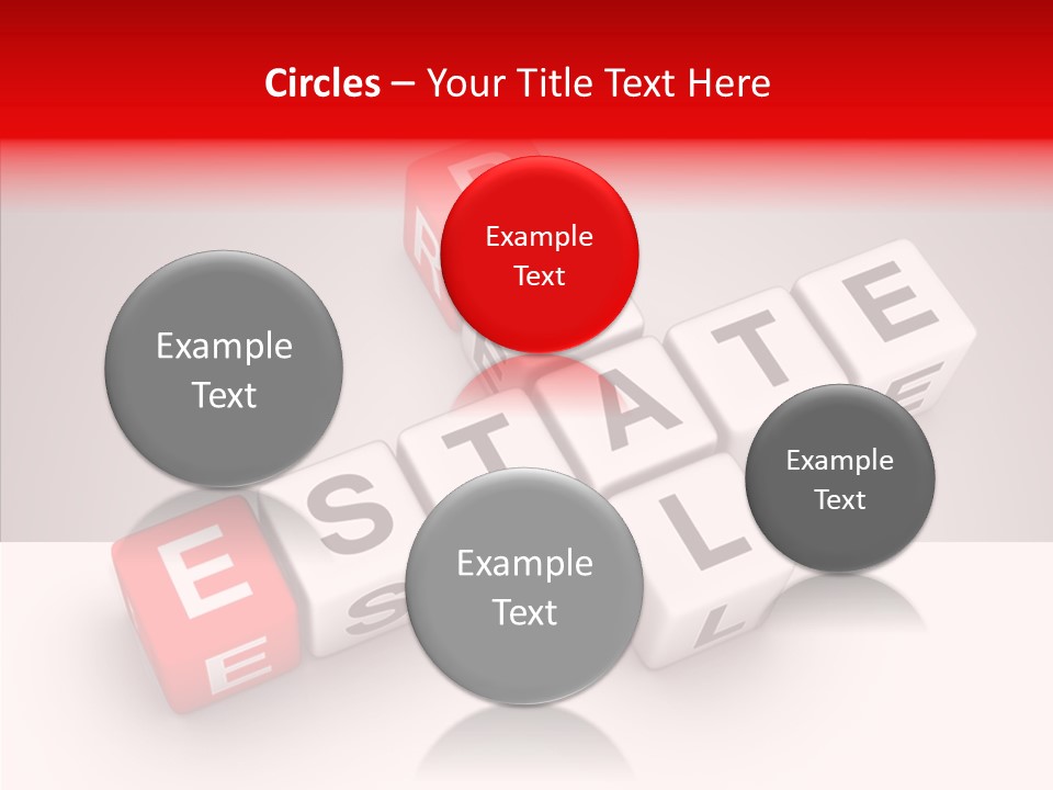 Red Housing Property PowerPoint Template