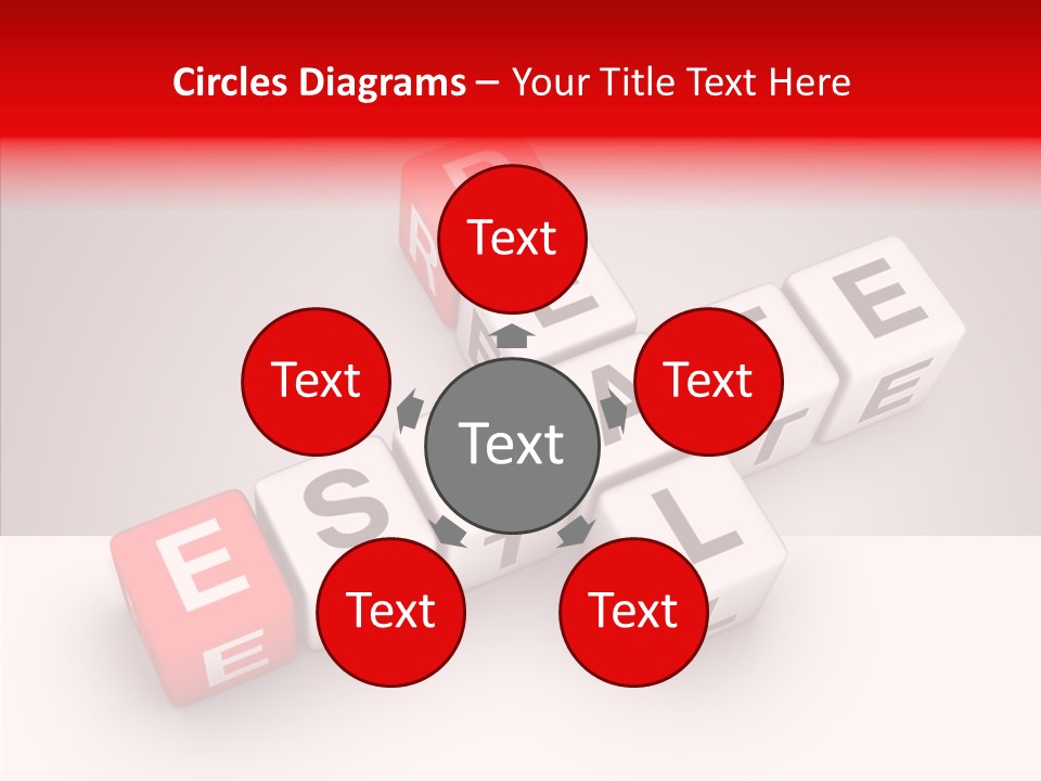 Red Housing Property PowerPoint Template