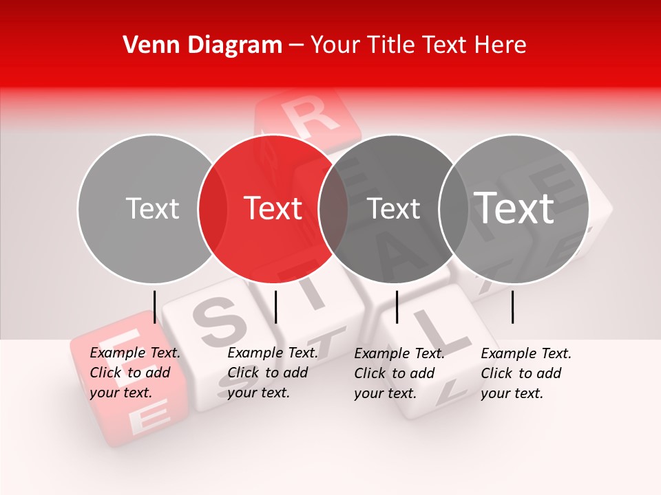 Red Housing Property PowerPoint Template