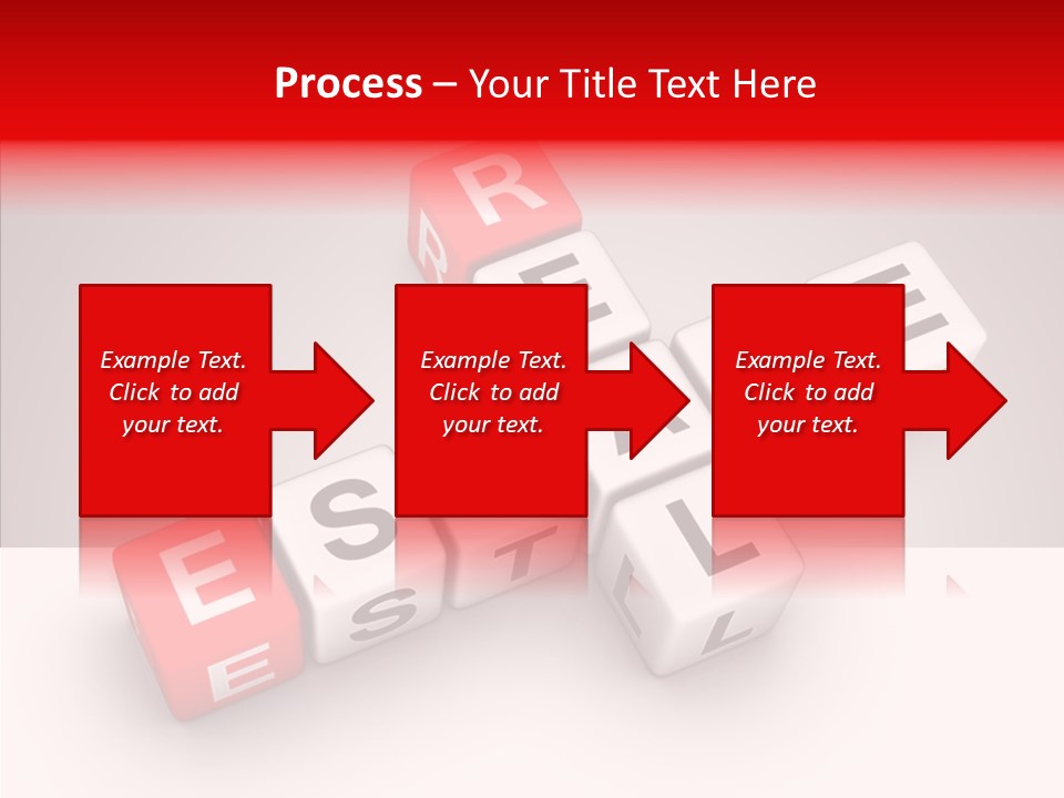 Red Housing Property PowerPoint Template