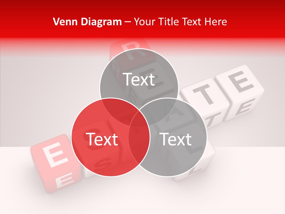 Red Housing Property PowerPoint Template